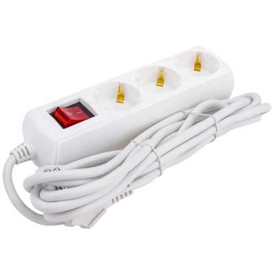 сетевой фильтр IEK У03В WYP10-10-03-03-ZK-G белый