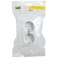 розетка силовая IEK Вега ERV24-K01-16-DM Белый
