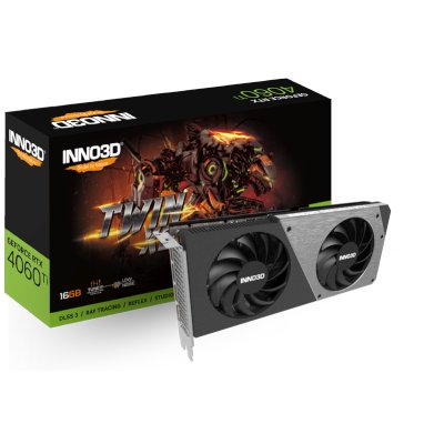 видеокарта Inno3D nVidia GeForce RTX 4060 Ti Twin X2 8Gb N406T2-08D6-171153N