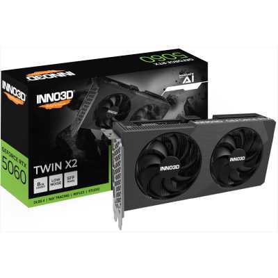 видеокарта Inno3D nVidia GeForce RTX 5060 Twin X2 8Gb N50602-08D7-195071N