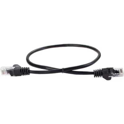 патч-корд iOpen ANP511_0.5M_BK Черный