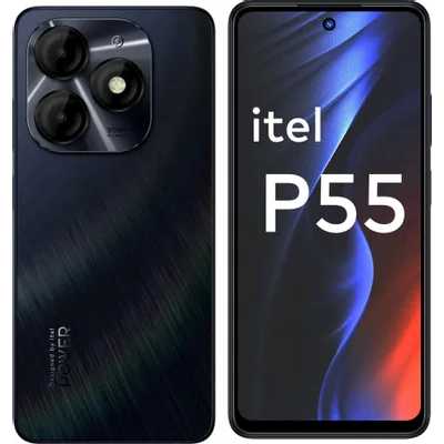 смартфон Itel P55 8/256GB Black черный