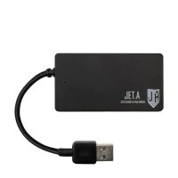 разветвитель USB Jet.A JA-UH37 черный