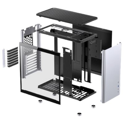 корпус Jonsbo D40 Silver TG