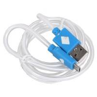 USB кабель 3Cott 3C-LDC-066BL-MUSB Белый/Синий