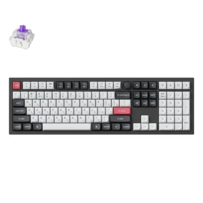 клавиатура Keychron Q6 HE Q6H-M1P-RU Белый-черный