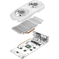 видеокарта KFA2 GeForce GTX1050 Ti EX OC 126227