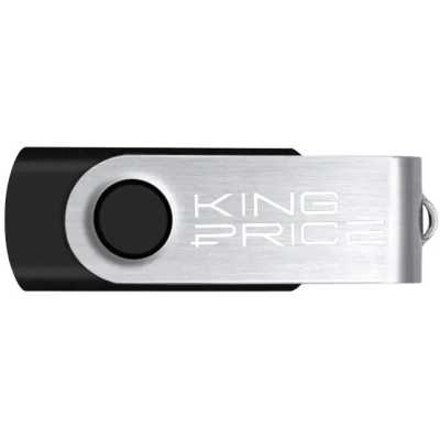 флешка KingPrice 8GB KPFD2A008ABK Черный, серебристый