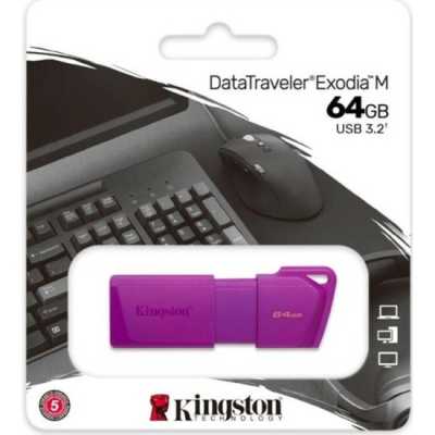 флешка Kingston 64GB KC-U2L64-7LP Фиолетовый