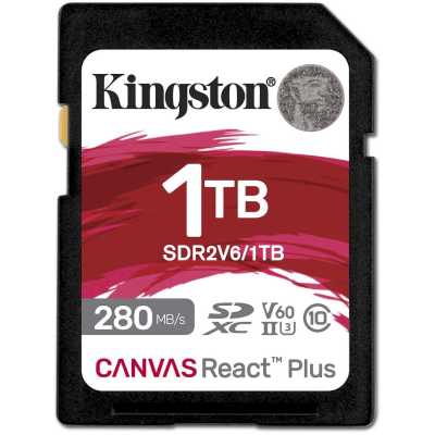 карта памяти Kingston Canvas React Plus 1TB SDR2V6/1TB