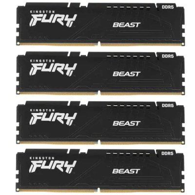 оперативная память Kingston Fury Beast Black KF560C40BBK4-64