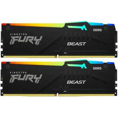 оперативная память Kingston Fury Beast Black KF564C32BBAK2-64