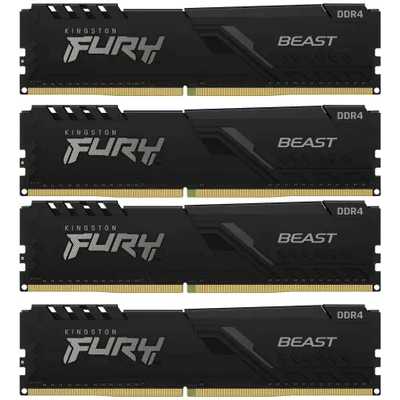 оперативная память Kingston Fury Beast Black PnP KF426C16BBK4/64