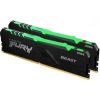 оперативная память Kingston Fury Beast RGB KF430C16BBAK2/64