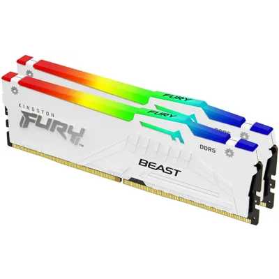 оперативная память Kingston Fury Beast White RGB Expo KF564C32BWEAK2-64