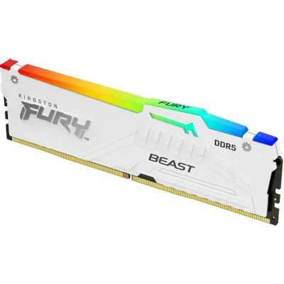 оперативная память Kingston Fury Beast White RGB XMP KF564C32BWA-16