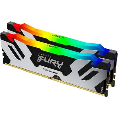 оперативная память Kingston Fury Renegade Silver/Black RGB KF572C38RSAK2-48