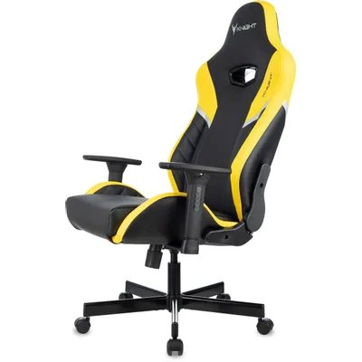 игровое кресло Бюрократ Knight Thunder 5X Black/Yellow черно-желтый