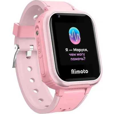 смарт часы Knopka Aimoto Маруся IQ 4G Pink 8108801