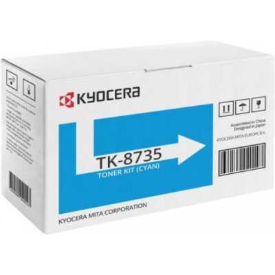 тонер-картридж Kyocera TK-8735C 1T02XNCNL0 голубой
