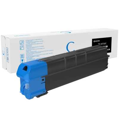 тонер-картридж Kyocera TK-8735C 1T02XNCNL0 голубой