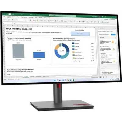 монитор Lenovo ThinkVision P27h-30 63A1GAT1UK Черный