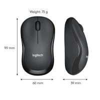 мышь Logitech M221 Silent Charcoal 910-006510 Черный
