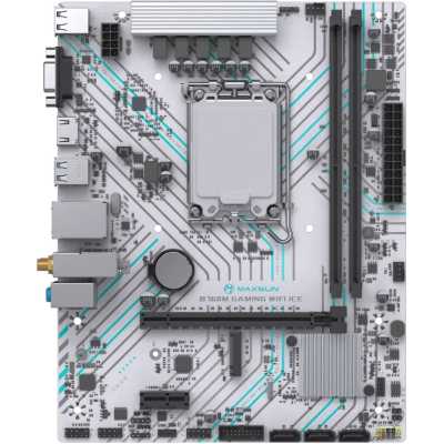 материнская плата Maxsun B760M Gaming WiFi ICE Черный