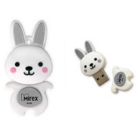 флешка Mirex 16GB 13600-KIDRBG16 Белый