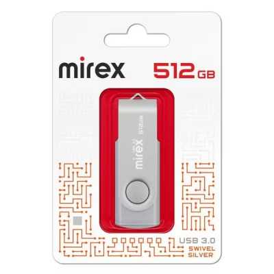 флешка Mirex 512GB 13600-FM3SS512 Серебристый