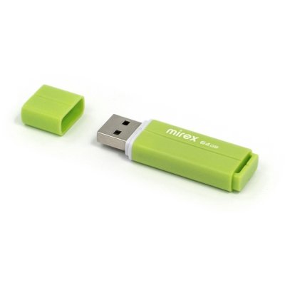 флешка Mirex 64GB 13600-FMULGN64 Зеленый
