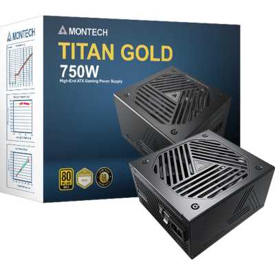 блок питания Montech Titan Gold 750W TIS0123 Черный