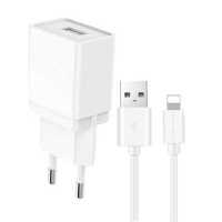 сетевое зарядное устройство More choice NC33i White Белый