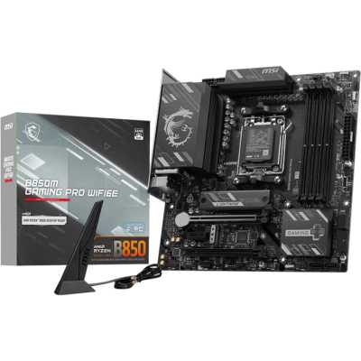 материнская плата MSI B850M Gaming Pro WIFI6E Черный
