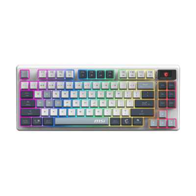 клавиатура MSI Forge GK600 TKL Sky Белый-черный