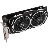 видеокарта MSI GeForce GTX 1060 Armor 6G OC