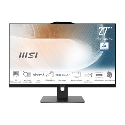моноблок MSI Modern AM272P 1M-696 Черный