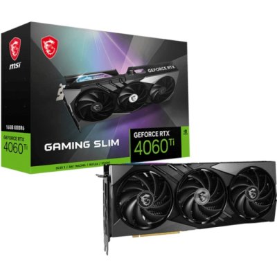 видеокарта MSI nVidia GeForce RTX 4060 Ti Gaming Slim 16G