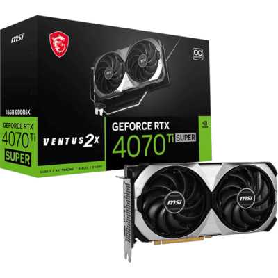 видеокарта MSI nVidia GeForce RTX 4070 Ti Super 16G Ventus 2X OC