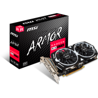 видеокарта MSI RX 570 Armor 4G OC