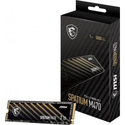 SSD диск MSI SPATIUM M470 1Tb S78-440L900-P83 Черный
