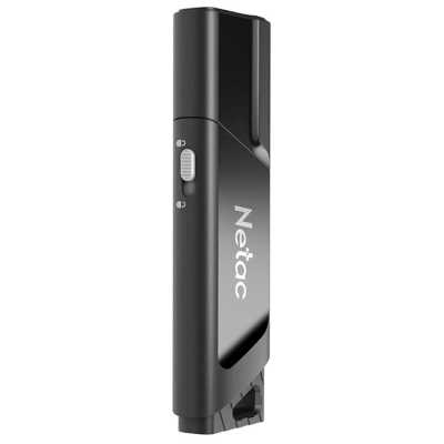 флешка Netac 256GB NT03U336S-256G-30BK Черный