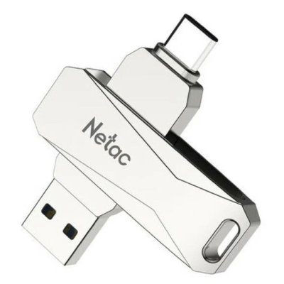 флешка Netac 256GB NT03U782C-256G-30PN Серебристый