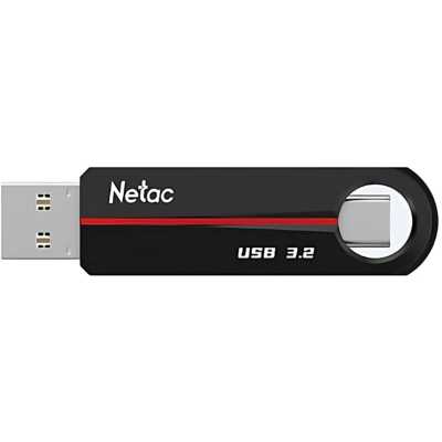 флешка Netac 256GB NT03US18C-256G-32BK Черный, красный