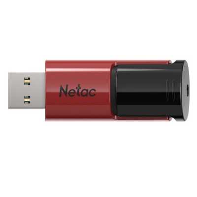 флешка Netac 512GB NT03U182N-512G-30RE Черный, бордовый