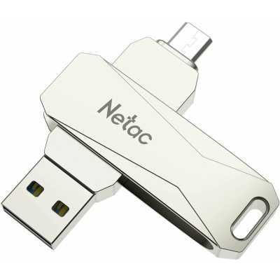 флешка Netac 64GB NT03U782C-064G-32PN Серебристый