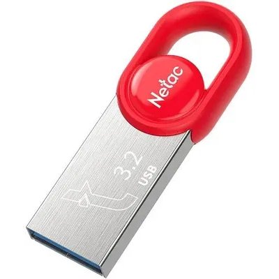 флешка Netac 64GB NT03UM2N-064G-32RE Серебристый