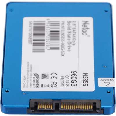 SSD диск Netac N535S 960Gb NT01N535S-960G-S3X Синий