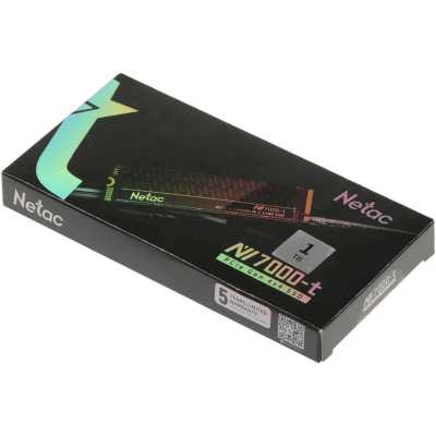 SSD диск Netac NV7000-T 1Tb NT01NV7000t-1T0-E4X Черный