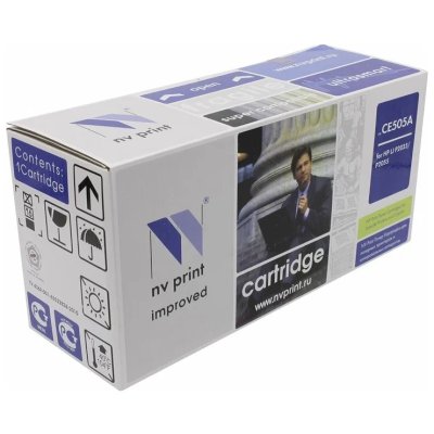 картридж NV Print NV-CE505A черный